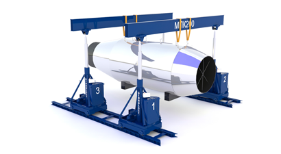 Hydraulic gantry systems