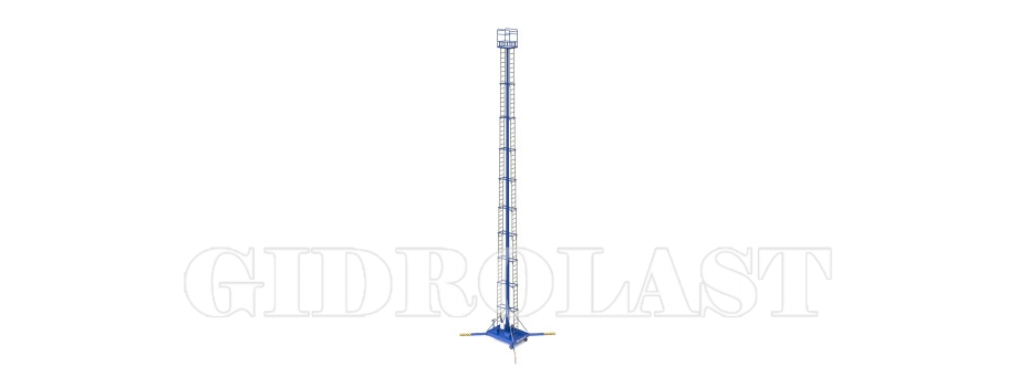Mobile telescoping hydraulic lift platform